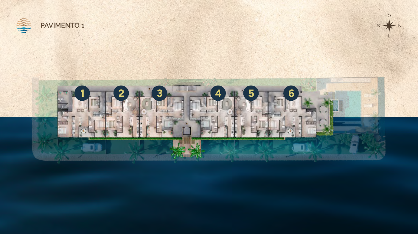 Planta apartamento tipo C