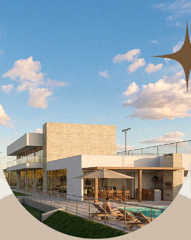 Área de lazer do Jardim Botânico com piscina e espaço gourmet